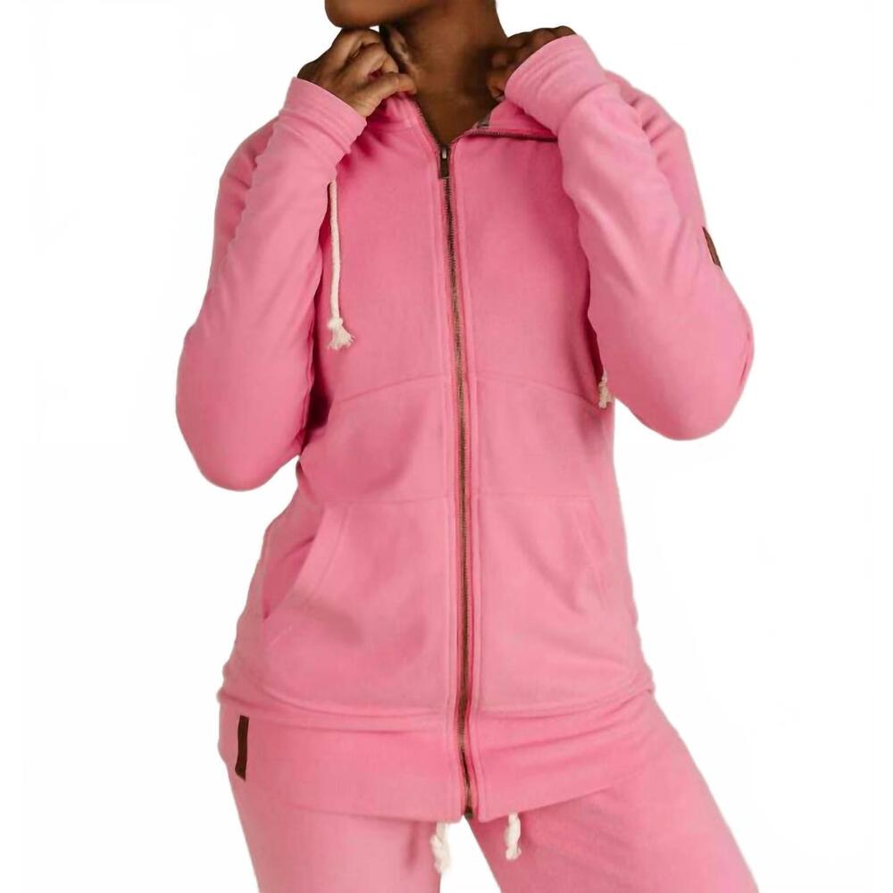 NEW AMPERSAND AVE fullzip sweatshirt in pink tulip